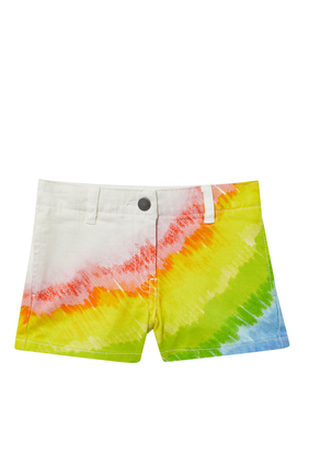 Rainbow Print Shorts